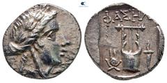 Greek Lycia. Phaselis. Lycian League circa 167-78 BC. Drachm AR 16 mm, 2,88 g very fine