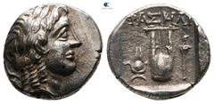 Greek Lycia. Phaselis. Lycian League circa 167-78 BC. Drachm AR 15 mm, 2,79 g very fine