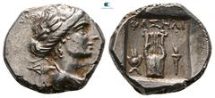 Greek Lycia. Phaselis. Lycian League circa 167-78 BC. Drachm AR 16 mm, 3,12 g very fine