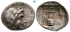 Greek Lycia. Olympos. Lycian League circa 167-81 BC. Drachm AR 18 mm, 2,46 g very fine