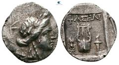 Greek Lycia. Phaselis. Lycian League circa 167-81 BC. Drachm AR 17 mm, 2,29 g very fine