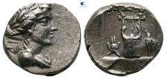 Greek Lycia. Phaselis. Lycian League circa 167-81 BC. Drachm AR 14 mm, 2,56 g very fine