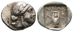 Greek Lycia. Limyra. Lycian League circa 167-81 BC. Drachm AR 16 mm, 2,66 g very fine