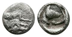 Greek Dynasts of Lycia. Uncertain mint. Uncertain Dynast 480-430 BC. Hemiobol AR 7 mm, 0,41 g very fine