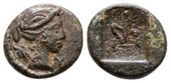Greek Lycia. Lycian league circa 50 BC. Bronze Æ 12 mm, 1,30 g very fine