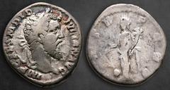 Roman Imperial Didius Julianus AD 193. Rome Denarius AR 18 mm, 2,77 g IMP CAES M DID IVLIAN AVG, laureate head right / [P M] TR P COS, Fortuna standing front, head to left, holding rudder set on globe