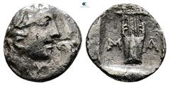 Greek Lycia. Lycian league. Masikytes circa 48-42 BC. Drachm AR 13 mm, 1,15 g Nearly Very Fine
