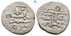 Islamic Ottoman. Misr mint AH 926-974. Suleyman (b.Selim),struck AH 926 AR Akce 15 mm, 1,07 g Good Fine