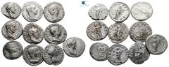 Lot Lot of ca. 10 roman coins (Marc Aurel, Sev. Alexander, Julia Mamaea, Elagabal, Julia Maesa, Julia Domna, Faustina II, Sept. Severus) / SOLD AS SEEN, NO RETURN! Good Fine