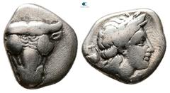 Greek Phokis. Federal Coinage circa 352-351 BC. Triobol AR 14 mm, 2,61 g Very Fine