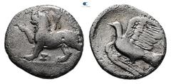 Greek Sikyonia. Sikyon circa 350-280 BC. Triobol-Hemidrachm AR 16 mm, 2,48 g Very Fine