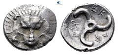 Greek Dynasts of Lycia. Limyra. Perikles 380-360 BC. Tetrobol AR 16 mm, 2,65 g Very Fine