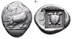 Greek Lycia. Uncertain mint circa 470-440 BC. Stater AR 23 mm, 9,00 g Good Very Fine