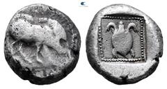 Greek Lycia. Uncertain mint circa 470-440 BC. Stater AR 18 mm, 9,38 g Nearly Very Fine