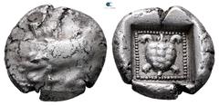 Greek Lycia. Uncertain mint circa 470-440 BC. Stater AR 21 mm, 9,30 g Good Very Fine