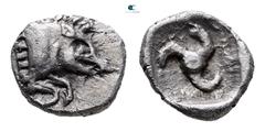 Greek Dynasts of Lycia. Uncertain mint. Uncertain Dynast circa 480 BC. Obol AR 9 mm, 0,70 g Very Fine