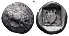 Greek Lycia. Uncertain mint circa 470-440 BC. Stater AR 20 mm, 9,20 g Very Fine