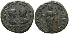 Roman Provincial Moesia Inferior. Tomis. Gordian and Tranquillina AD 238-244. Bronze Æ 27mm., 13,80g. AVT K M ANT ΓOΡΔIANOΣ AVΓ CE TΡANKΥΛ-ΛEINA; laureate, draped and cuirassed bust of Gordian III rig
