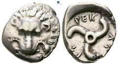 Greek Dynasts of Lycia. Perikles circa 380-360 BC. 1/3 Stater AR 15mm., 3,08g. very fine