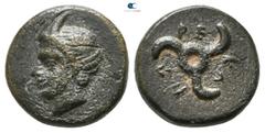Greek Dynasts of Lycia. Uncertain mint. Perikles 380-360 BC. Bronze Æ 12mm., 2,29g. very fine