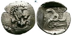 Greek Dynasts of Lycia. Uncertain mint. Mithrapata 390-370 BC. 1/6 Stater AR 13mm., 1,00g. very fine
