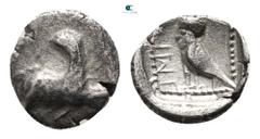 Greek Dynasts of Lycia. Uncertain mint. Uncertain Dynast circa 450-300 BC. Tetartemorion AR 6mm., 0,15g. nearly very fine