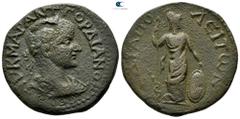 Roman Provincial Lycia. Rhodiapolis. Gordian III AD 238-244. Bronze Æ 31 mm., 16,44 g. AV K MAP ANT ΓOPΔIANOC CEB, laureate, draped and cuirassed bust right / [PΟ]ΔIAΠO-ΛЄITωN, Athena standing facing,