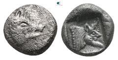 Greek Dynasts of Lycia. Uncertain Dynast circa 500-480 BC. Trihemiobol AR 9 mm., 1,13 g. very fine
