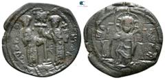 Byzantine Constantine X Ducas and Eudocia AD 1059-1067. Byzantine Follis Æ 29 mm., 7,55 g. very fine