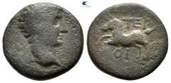 Roman Provincial Lycia. Termessos (by Oenoanda). Tiberius AD 14-37. Bronze Æ 17 mm., 3,60 g. nearly very fine