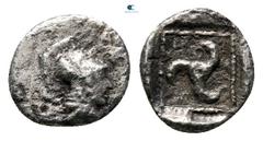 Greek Dynasts of Lycia. circa 440-430 BC. Vekhssere I (?) Obol AR 8 mm., 0,46 g. nearly very fine