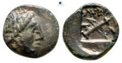 Greek Lycia. Lycian league circa 90-70 BC. Bronze Æ 12 mm., 1,36 g. very fine