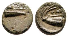 Greek Lycia. Phaselis circa 250-200 BC. Bronze Æ 10 mm., 1,24 g. very fine