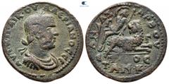 Roman Provincial Cilicia. Anazarbos. Valerian I AD 253-260. Dated year 272 (253/254 AD) Bronze Æ 29 mm, 15,15 g ΑΥΤ Κ Π ΛΙΚ ΟΥΑΛΕΡΙΑΝΟC CE, laureate, draped and cuirassed bust right / ANAZAPBOY Dionys
