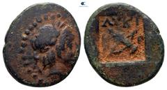 Greek Lycia. Kragos circa 100-0 BC. Bronze Æ 17 mm, 2,11 g nearly very fine