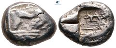 Greek Lycia. Phaselis circa 500-480 BC. Stater AR 21 mm, 10,89 g very fine