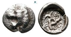 Greek Dynasts of Lycia. Uncertain mint circa 500-450 BC. Hemiobol AR 7 mm, 0,32 g very fine