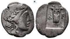 Greek Lycia. Kragos. Lycian League circa 48-20 BC. Hemidrachm AR 17 mm, 1,30 g very fine