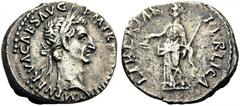 Nerva, 96-98. Denarius (Silver, 17mm, 3.46 g 6), Rome, 97. IMP NERVA CAES AVG P M TR P COS III P P Laureate head of Nerva to right. Rev. LIBERTAS PVBLICA Libertas standing left, holding pileus in her 