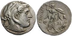 PTOLEMAIC KINGS of EGYPT. Ptolemy I Soter, As satrap, 323-305 BC. Tetradrachm (Silver, 28mm, 15.74 g 1), struck on the light Ptolemaic standard in the name of Alexander III, Alexandria, 311/0-305. Hea