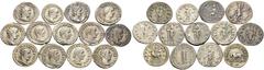 The Stoecklin Collection Part III Roman and Byzantine Gordian III, Philip I, Otacilia Severa and Philip II. (Silver, 57.00 g). Lot of 13 Silver coins of Gordian III and Philip, all antoniniani unless 