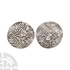 Anglo-Saxon Coins - Offa - East Anglia / Wihtred - Light Coinage AR Penny 760-792 A.D. Light coinage. Obv: hollow cross with incurved sides and lozenge ends with quadruple pellets within and O FF AR E