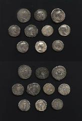 Ancient Roman Imperial Coins - Mixed Denarii and Didrachm Group [10] 2nd century AD. Group comprising: Caracalla with Serapis reverse (Sear 6829); Trajan with Mars reverse (RIC 52, not in Sear with th