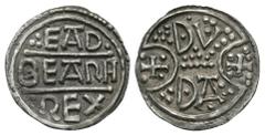 Anglo-Saxon Coins - Eadberht Praen - Canterbury / Duda - Penny 796-798 AD. Kings of Kent. Obv: with EAD / BEARHT / REX in three lines with HT in monogram divided by pellet-ended bars with trefoil befo