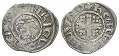 Medieval - Richard I - London / Henri - Error SC Penny 1194-1204 AD. Class 4b. Obv: facing bust with sceptre and HENRICVS EX error legend with EX for REX. Rev: short voided cross and quatrefoils with 