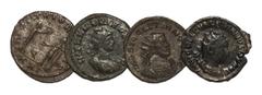 Coins - Roman Imperial Fine and better. Ancient Roman Imperial Coins - Valerian I to Diocletian - Antoninianii [4] 3rd century AD. Group comprising antoninianii of: Valerian I (2); Aurelian and Diocle