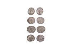 Coins - Roman Imperial Extremely fine. Ancient Roman Imperial Coins - Valerian, Gallienus and Salonina - Antoninianii [4] 3rd century AD. Group comprising: Valerian (Felicitas reverse); Galienus (2; w