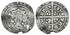 Coins - English Medieval Fine; small edge chip and clipped. English Medieval Coins - Edward II - York - Groat Light coinage, class VII. Obv: facing bust with quatrefoils at neck and E on breast within