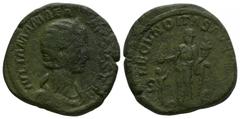 Coins - Roman Imperial Ancient Roman Imperial Coins - Julia Mamaea - Fecunditas Sestertius. 232 AD. Rome mint. Obv: IVLIA MAMAEA AVGVSTA legend with draped bust right. Rev: FECVNDITAS AVGVSTAE legend 
