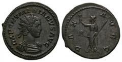 Coins - Roman Imperial Ancient Roman Imperial Coins - Carus Numerian Carinus. 283 AD. Lugdunum mint. Obv: IMP C NUMERIANVS AVG legend with radiate and cuirassed bust right. Rev: PAX AVGG legend with P